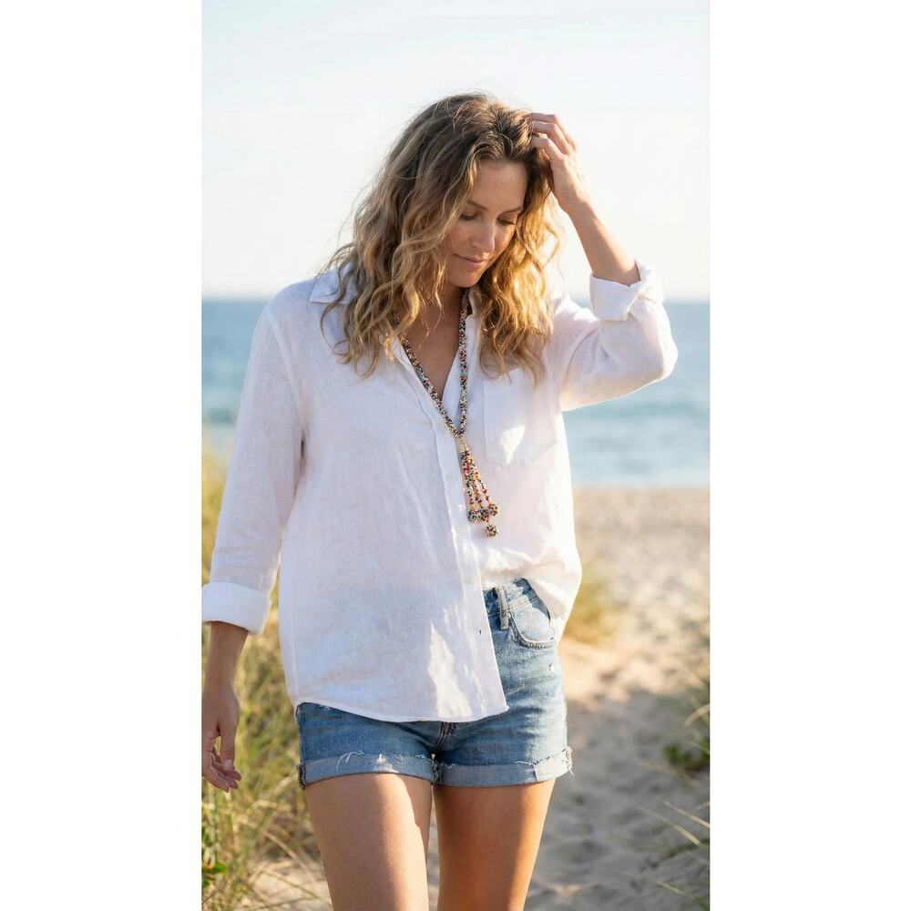 Vintage 70s Hong Kong Beaded Tassel Necklace — Bold Boho Western Statement